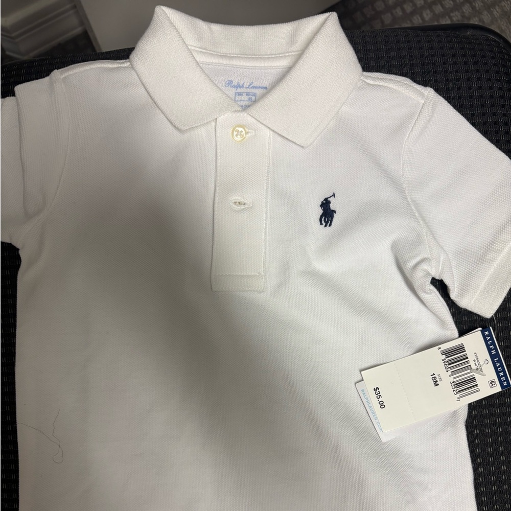 Ralph Lauren Kids White Polo Shirt